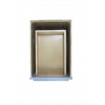15 inch vanity cabinet grey, knockdown, Gray, VA4015-3G
