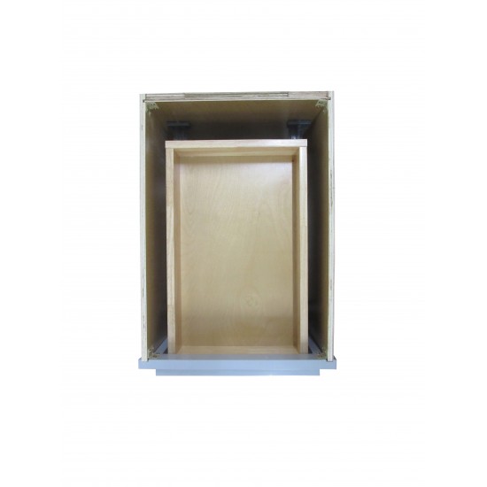 15 inch vanity cabinet grey, knockdown, Gray, VA4015-3G