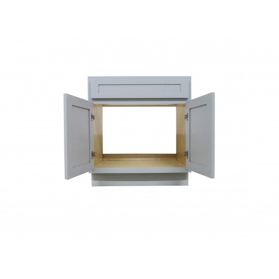 33 inch vanity cabinet grey, knockdown, Gray