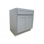33 inch vanity cabinet grey, knockdown, Gray