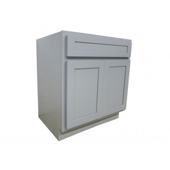 33 inch vanity cabinet grey, knockdown, Gray