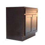 39 inch vanity cabinet brown, knockdown, Brown