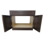 39 inch vanity cabinet brown, knockdown, Brown