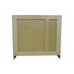 36 inch vanity cabinet white, knockdown, White, VA4036-2LW