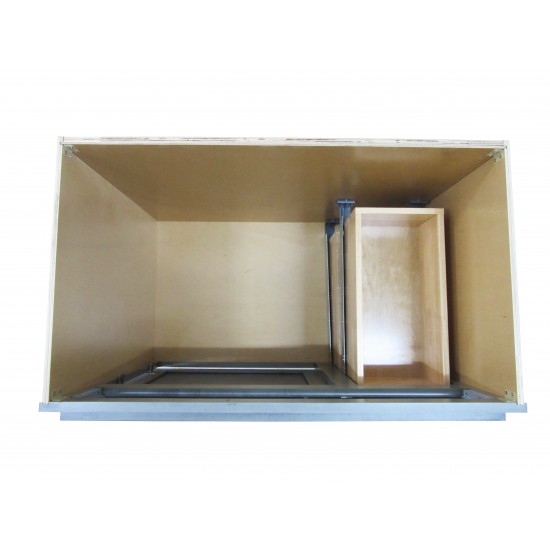 36 inch vanity cabinet white, knockdown, White, VA4036-2RW