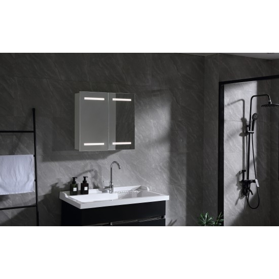 LED bathroom mirror medicine cabinet with rock switch, Mirror, VA7