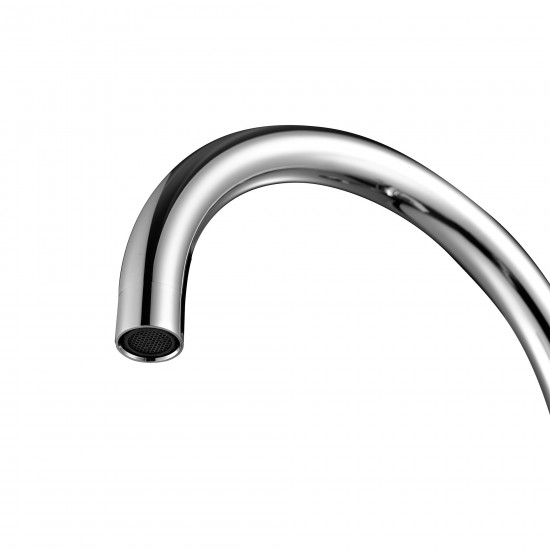 Freestanding faucet, shower head in polished chrome, Polished Chrome, VA2012-PC