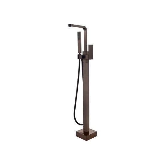 Freestanding faucet, shower head in oil-rubbed bronze, VA2016-ORB