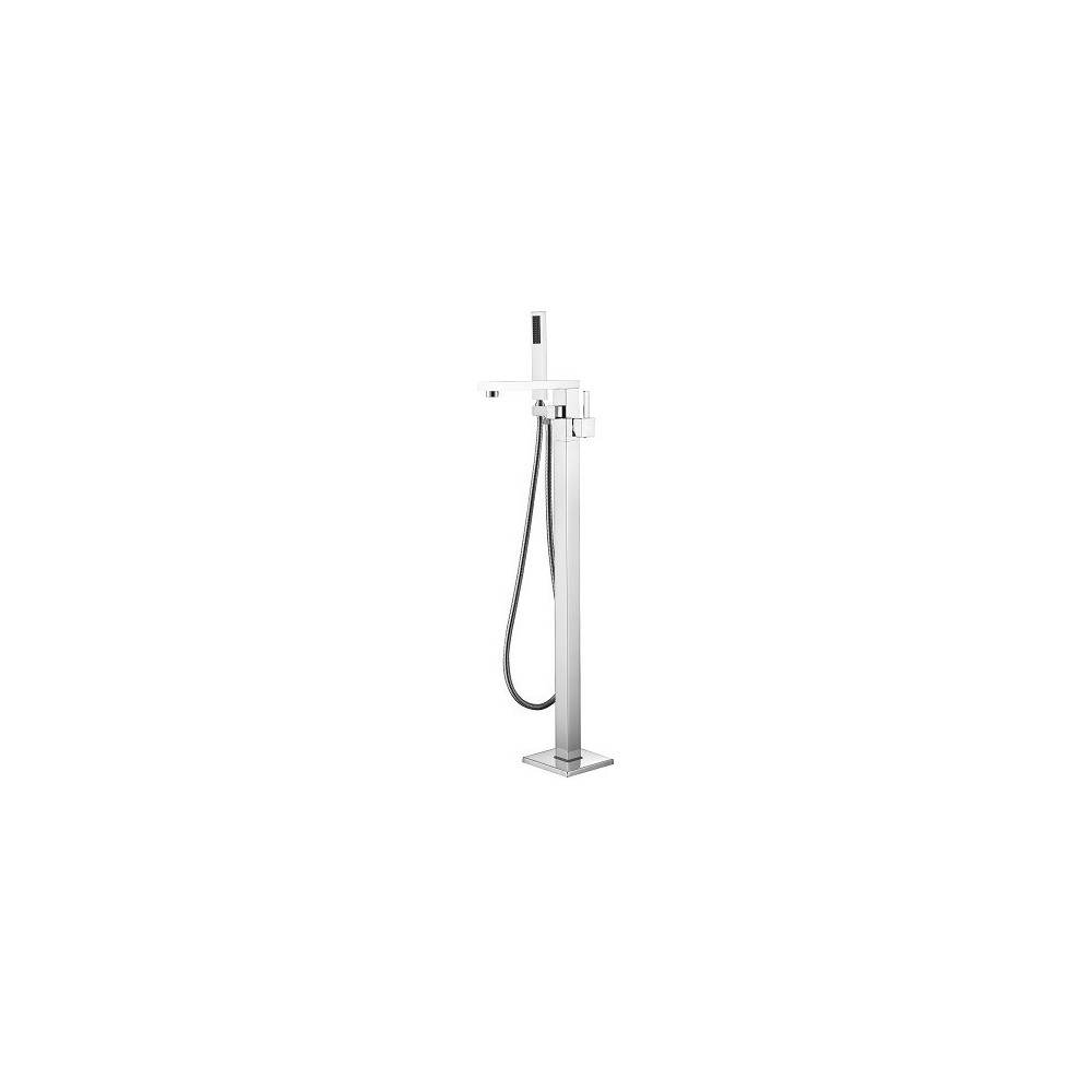 Freestanding faucet, shower head in polished chrome, Polished Chrome, VA2011-PC