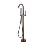 Freestanding faucet, shower head in oil-rubbed bronze, VA2034-ORB