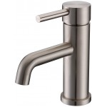 Single handle bathroom faucet brushed nickel, Brushed Nickel, VA10119-BN