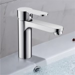 Vanity Art 6 5/16" Height Bathroom vessel Faucet,Chrome, Chrome, F40004