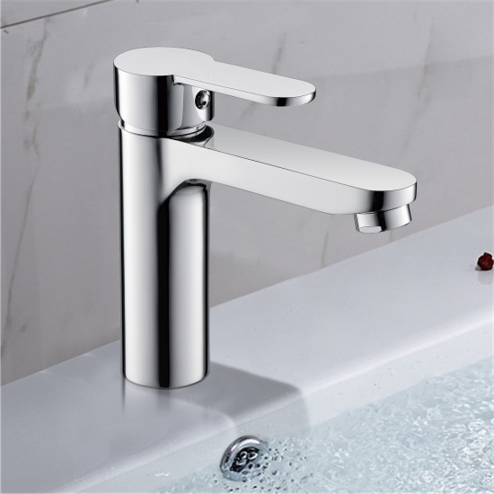 Vanity Art 6 5/16" Height Bathroom vessel Faucet,Chrome, Chrome, F40004