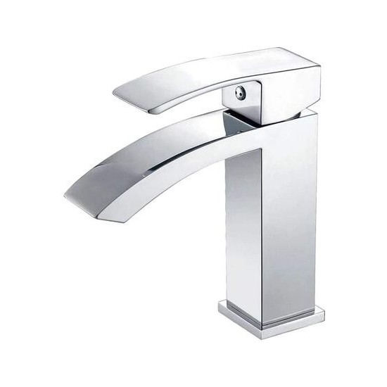 Vanity Art 7" Height Bathroom vessel Faucet,Chrome, Chrome