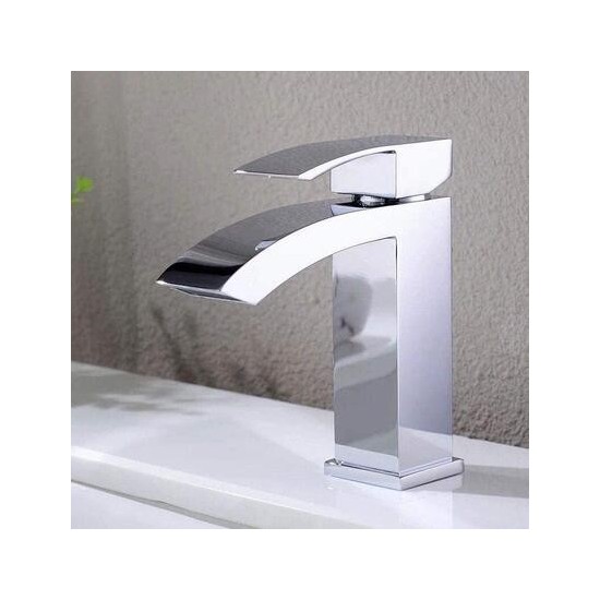 Vanity Art 7" Height Bathroom vessel Faucet,Chrome, Chrome