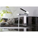 Vanity Art 6 1/2" Height Bathroom vessel Faucet,Chrome, Chrome