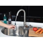 Vanity Art Pull out kitchen faucet, chrome, Chrome, F80026