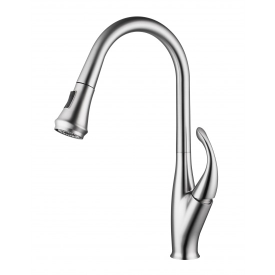 Vanity Art Pull out kitchen faucet, chrome, Chrome, F80075