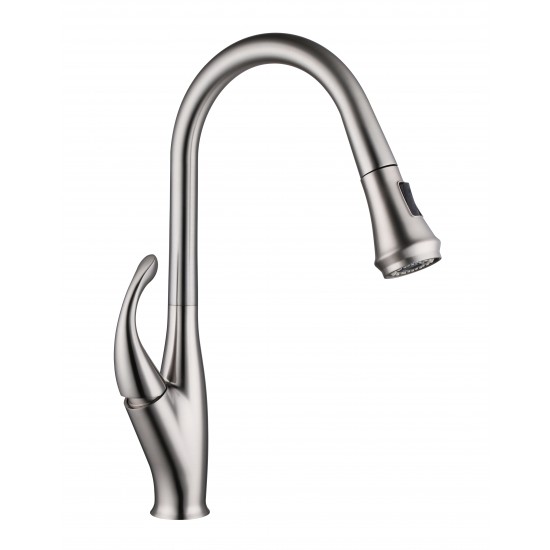 Vanity Art Pull out kitchen faucet, brushed nickel, Brushed Nickel, F80075 BN