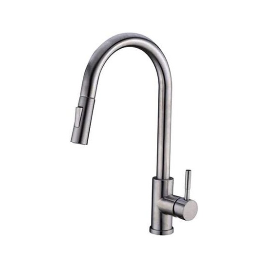 Vanity Art Pull out kitchen faucet, brushed nickel, Brushed Nickel, F80105 BN