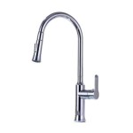 Vanity Art Pull out kitchen faucet, chrome, Chrome, F80300