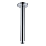 Vanity Art 8" brass Round Shower arm ,chrome, Chrome