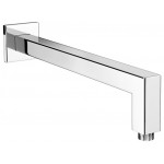 Vanity Art 9" brass Square Shower arm ,chrome, Chrome