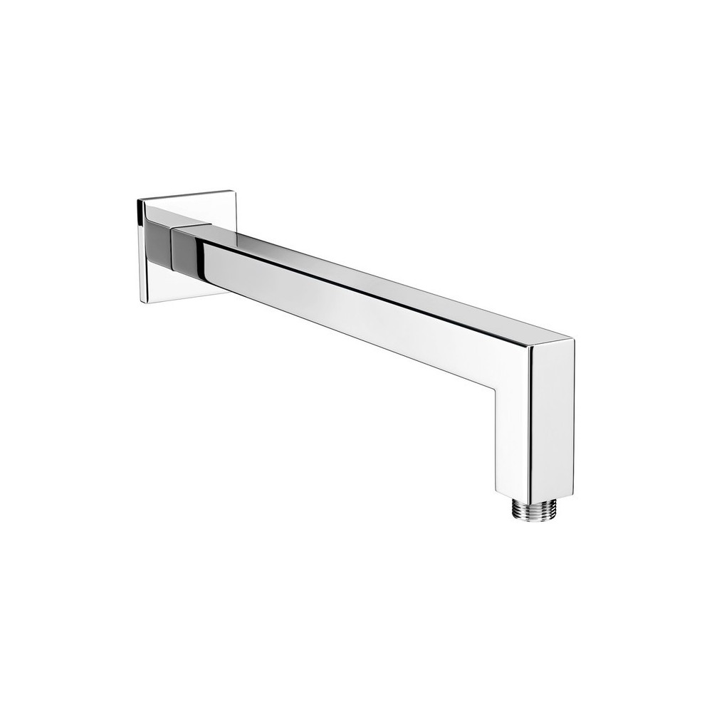 Vanity Art 9" brass Square Shower arm ,chrome, Chrome