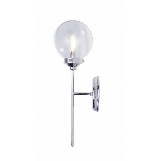 Vanity Art Globe High Scone, Chrome