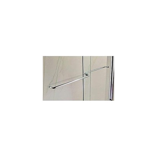 Glass 60" W X 72" H Bypass Framed Shower Door, Chrome, VARAE6072CH