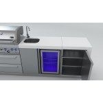Mont Alpi 400 deluxe island with beverage center