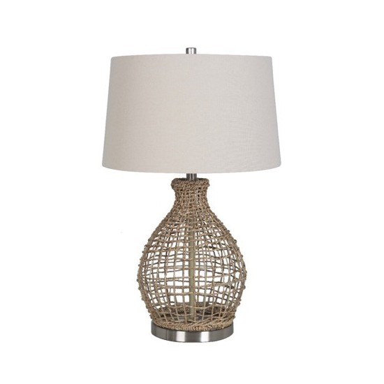 Bassett Mirror Jute Table Lamp