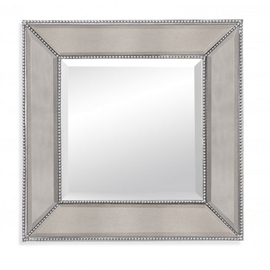 Bassett Mirror Beaded Wall Mirror, M3592BEC