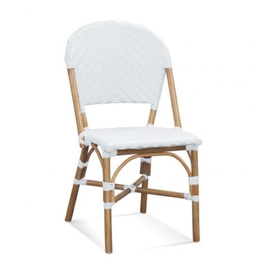 Bassett Mirror Ventana Side Chair, White