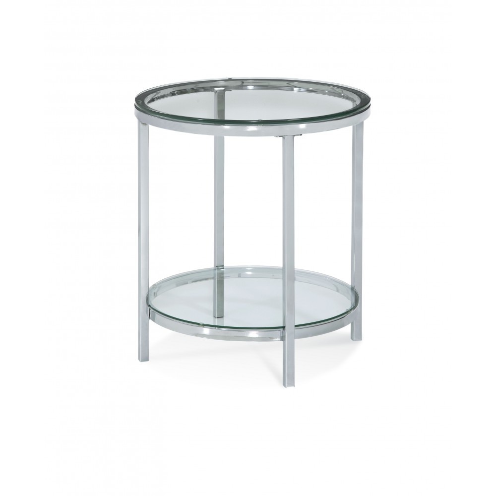 Bassett Mirror Patinoire Round End