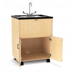 Clean Hands Helper Portable Sink - 38" Counter - Stainless Steel Sink