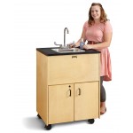 Clean Hands Helper Portable Sink - 38" Counter - Stainless Steel Sink