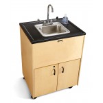 Clean Hands Helper Portable Sink - 38" Counter - Stainless Steel Sink