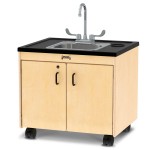 Clean Hands Helper Portable Sink - 26" Counter - Stainless Steel Sink