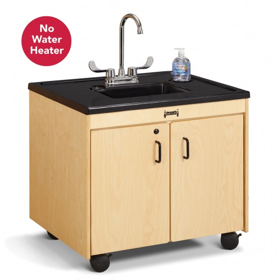 Jonti-Craft Clean Hands Helper without Heater - 26" Counter - Plastic Sink