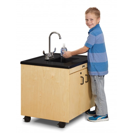 Jonti-Craft Clean Hands Helper without Heater - 26" Counter - Plastic Sink