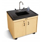 Jonti-Craft Clean Hands Helper without Heater - 26" Counter - Plastic Sink