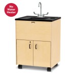 Jonti-Craft Clean Hands Helper without Heater - 38" Counter - Plastic Sink