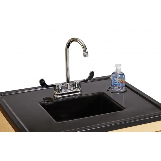 Jonti-Craft Clean Hands Helper without Heater - 38" Counter - Plastic Sink