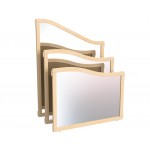 KYDZ Suite Cascade Panel - E To A-height - 36" Wide - Mirror