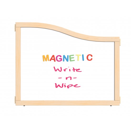 KYDZ Suite Cascade Panel - E to T-height - 36" Wide - Magnetic Write-n-Wipe