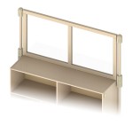 KYDZ Suite Upper Deck Divider - See-Thru