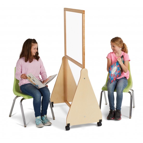 Jonti-Craft See-Thru Small Mobile Space Divider