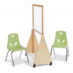 Jonti-Craft See-Thru Small Mobile Space Divider