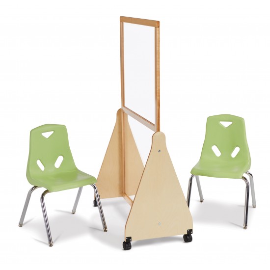 Jonti-Craft See-Thru Small Mobile Space Divider